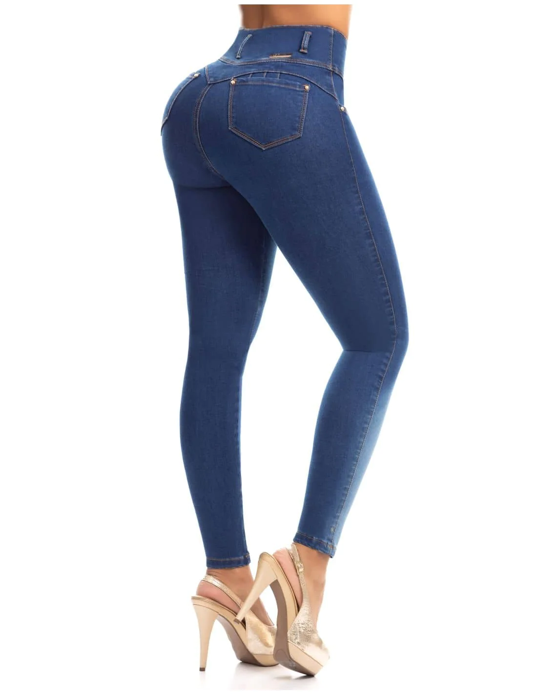 Butt Lifter Jeans with Girdle-7260